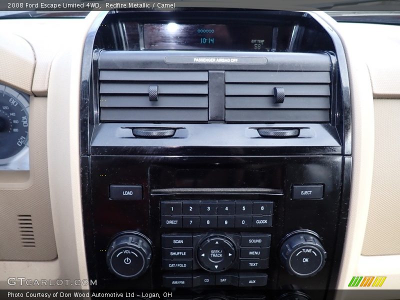 Redfire Metallic / Camel 2008 Ford Escape Limited 4WD