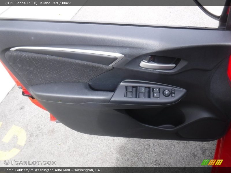 Milano Red / Black 2015 Honda Fit EX