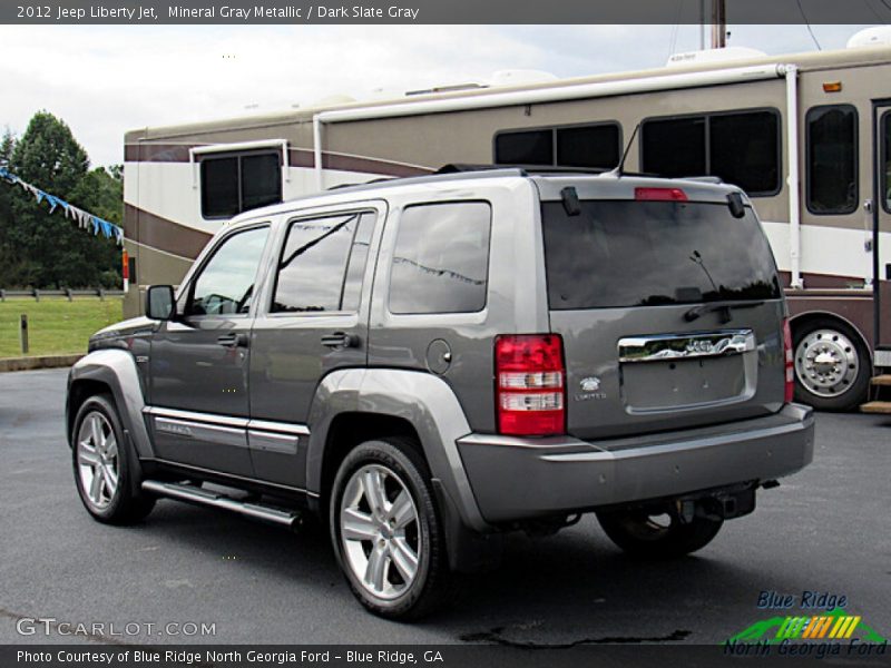 Mineral Gray Metallic / Dark Slate Gray 2012 Jeep Liberty Jet