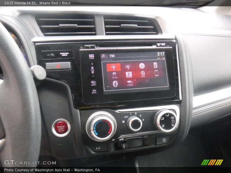 Milano Red / Black 2015 Honda Fit EX