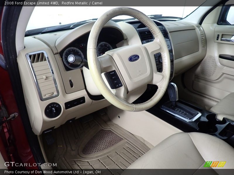 Redfire Metallic / Camel 2008 Ford Escape Limited 4WD