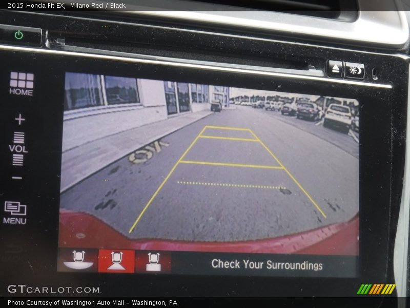 Milano Red / Black 2015 Honda Fit EX