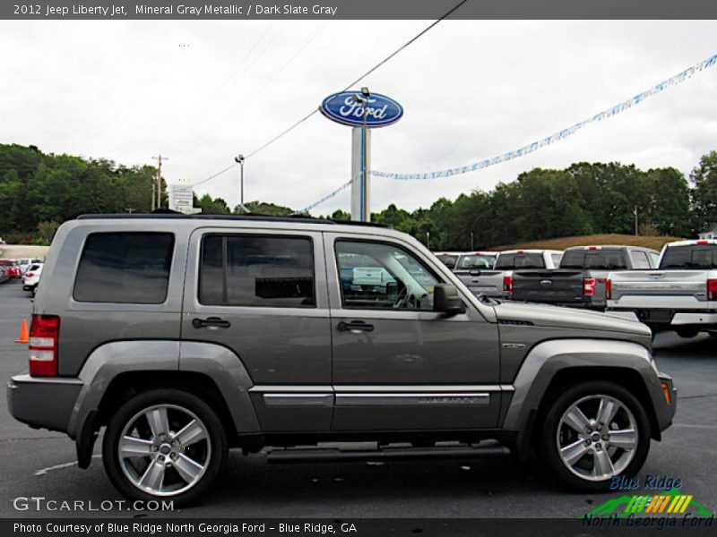 Mineral Gray Metallic / Dark Slate Gray 2012 Jeep Liberty Jet
