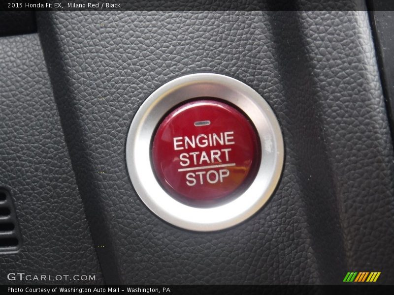 Milano Red / Black 2015 Honda Fit EX