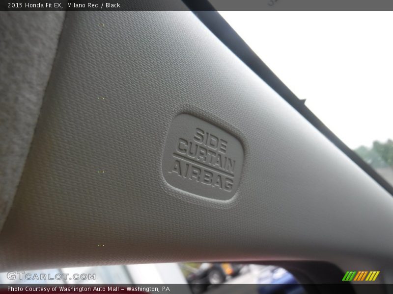 Milano Red / Black 2015 Honda Fit EX