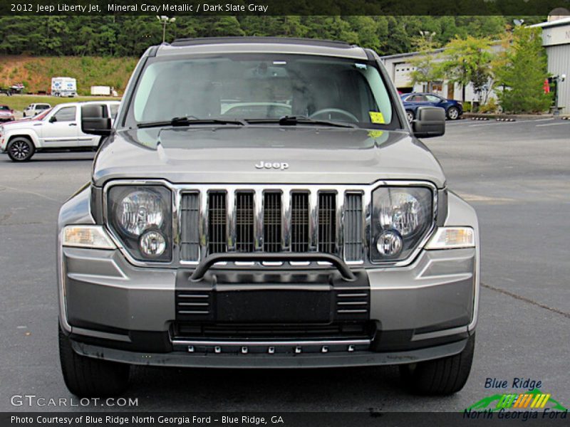 Mineral Gray Metallic / Dark Slate Gray 2012 Jeep Liberty Jet