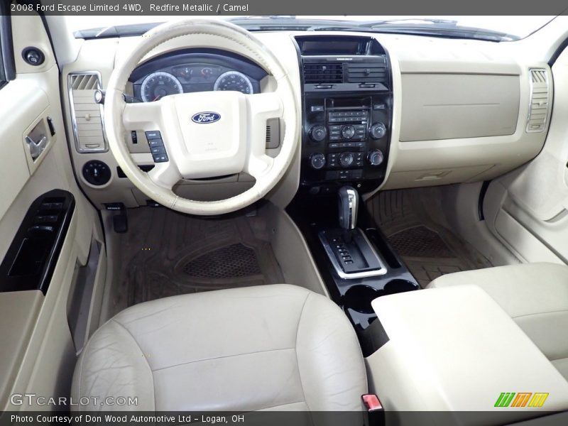 Redfire Metallic / Camel 2008 Ford Escape Limited 4WD