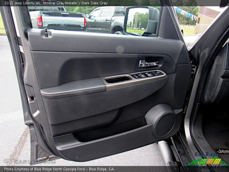 Mineral Gray Metallic / Dark Slate Gray 2012 Jeep Liberty Jet