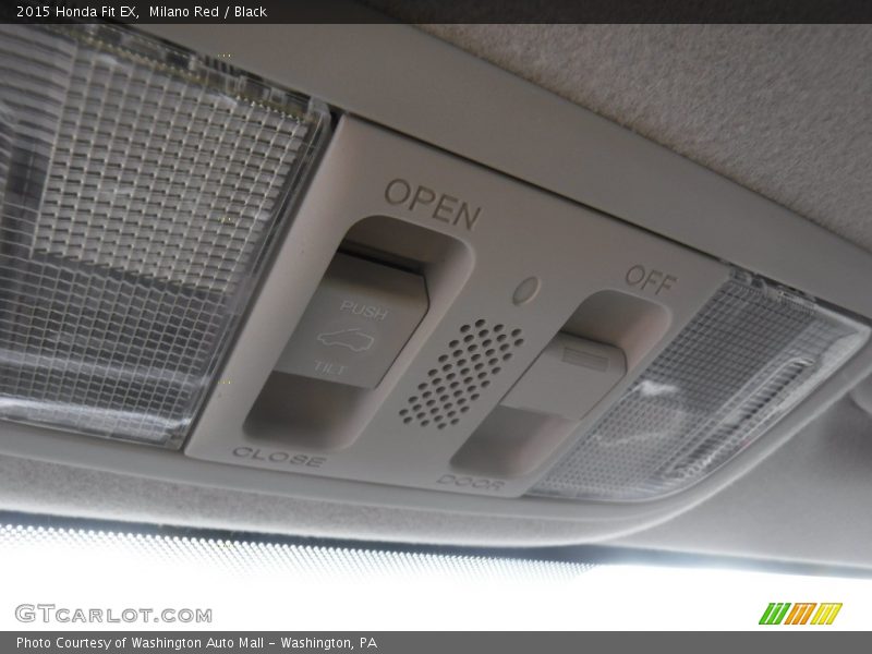 Milano Red / Black 2015 Honda Fit EX
