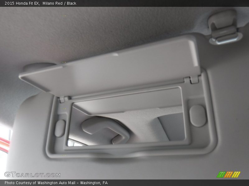 Milano Red / Black 2015 Honda Fit EX