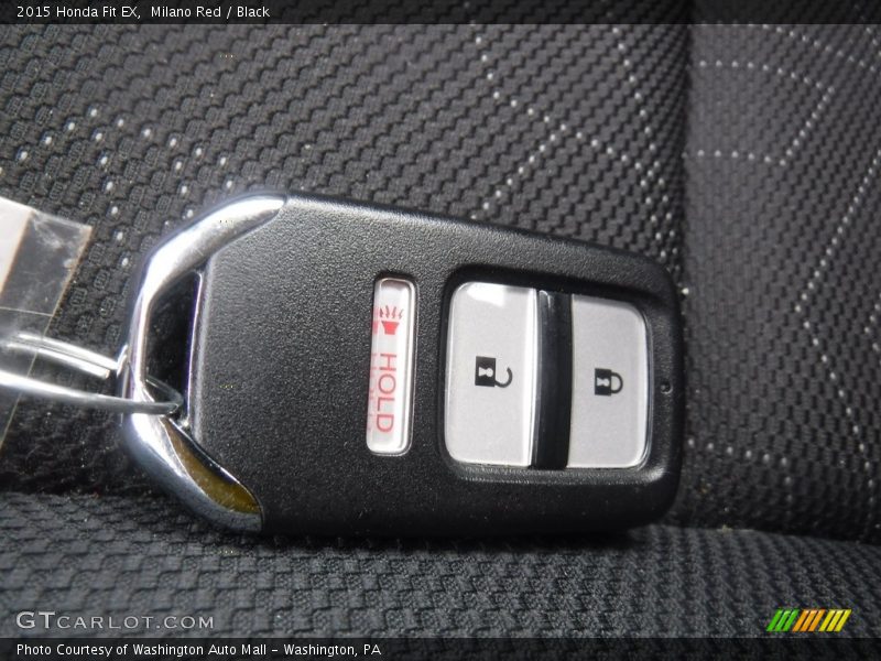 Milano Red / Black 2015 Honda Fit EX