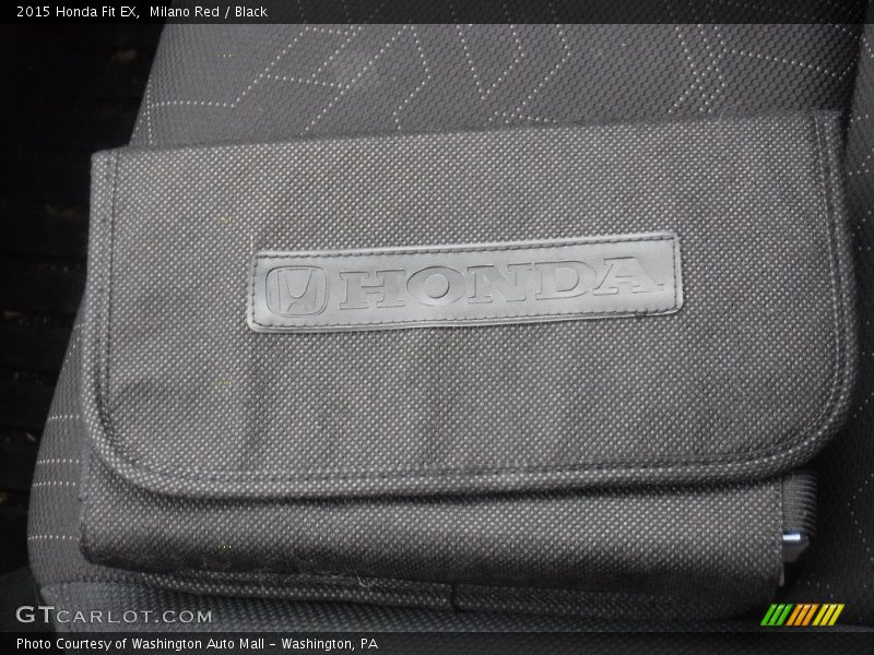 Milano Red / Black 2015 Honda Fit EX