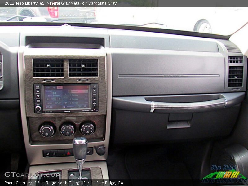 Mineral Gray Metallic / Dark Slate Gray 2012 Jeep Liberty Jet