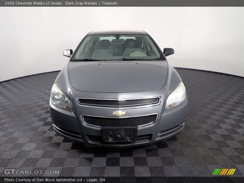 Dark Gray Metallic / Titanium 2009 Chevrolet Malibu LS Sedan