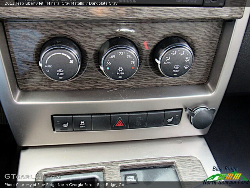 Mineral Gray Metallic / Dark Slate Gray 2012 Jeep Liberty Jet
