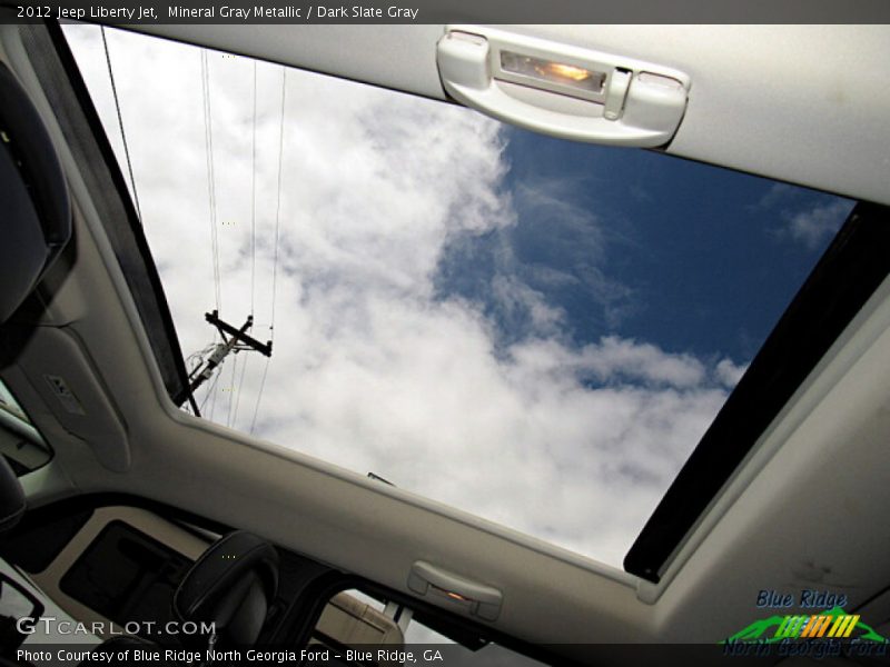 Mineral Gray Metallic / Dark Slate Gray 2012 Jeep Liberty Jet