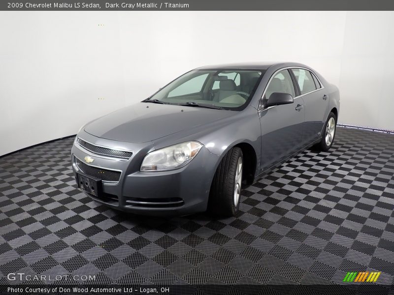 Dark Gray Metallic / Titanium 2009 Chevrolet Malibu LS Sedan