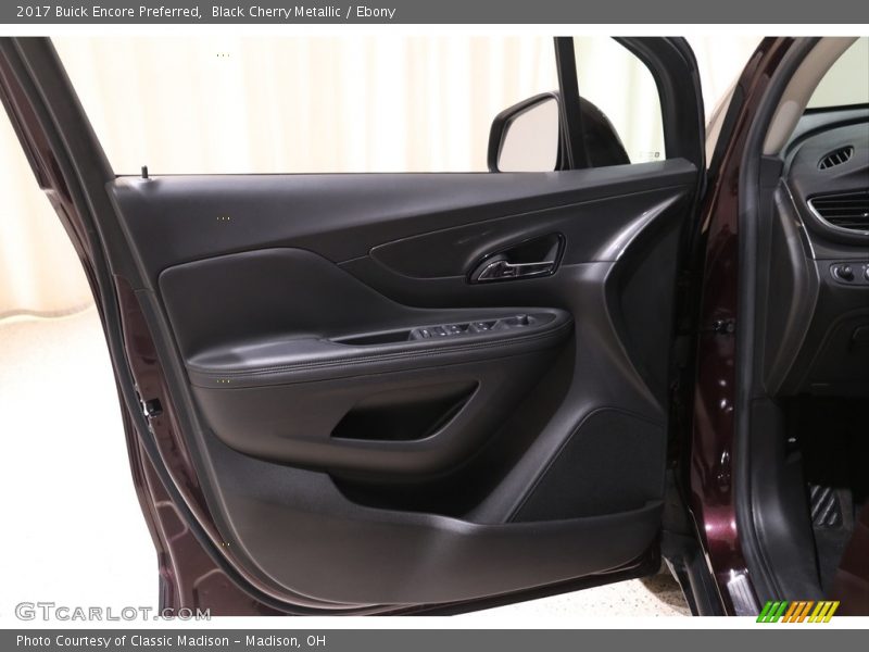 Black Cherry Metallic / Ebony 2017 Buick Encore Preferred