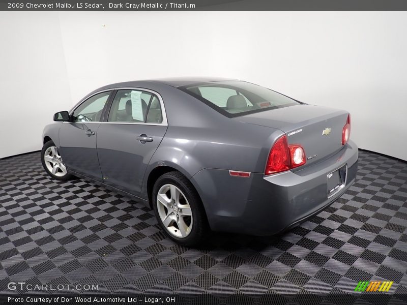 Dark Gray Metallic / Titanium 2009 Chevrolet Malibu LS Sedan