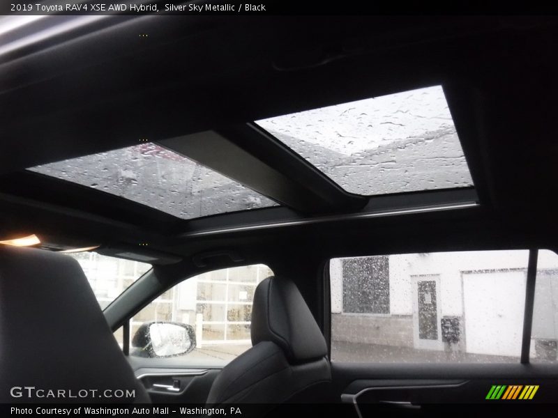 Silver Sky Metallic / Black 2019 Toyota RAV4 XSE AWD Hybrid