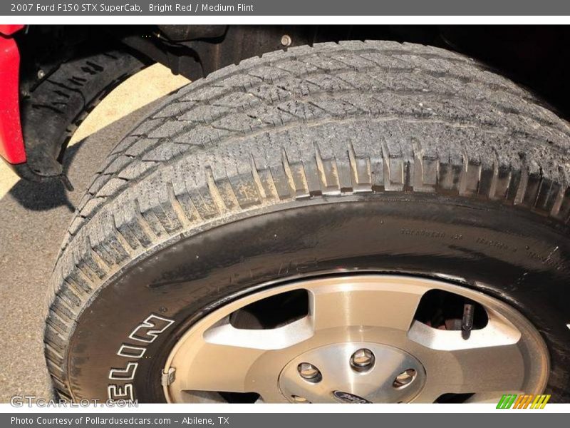 Bright Red / Medium Flint 2007 Ford F150 STX SuperCab