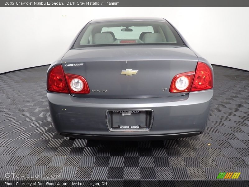 Dark Gray Metallic / Titanium 2009 Chevrolet Malibu LS Sedan