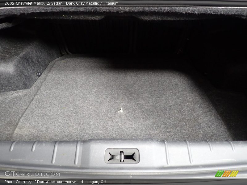 Dark Gray Metallic / Titanium 2009 Chevrolet Malibu LS Sedan