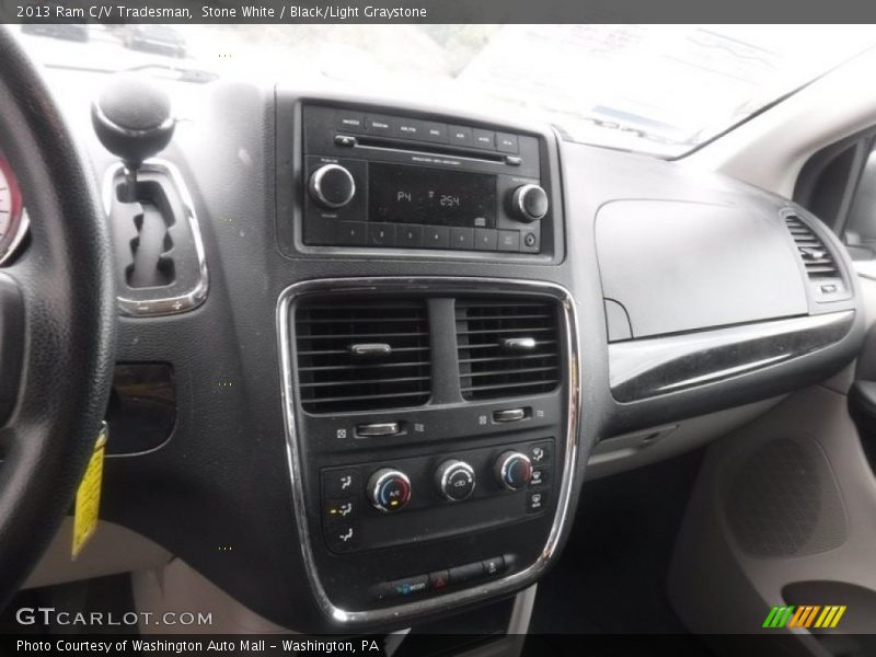 Stone White / Black/Light Graystone 2013 Ram C/V Tradesman