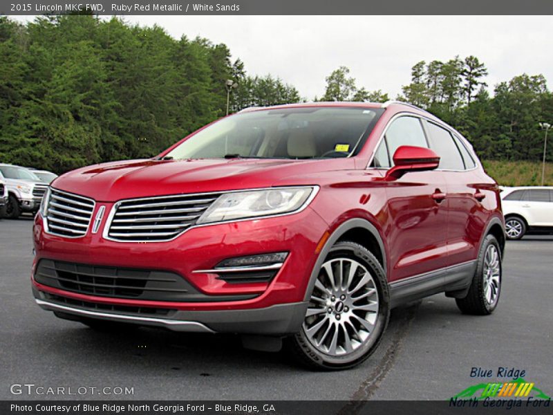 Ruby Red Metallic / White Sands 2015 Lincoln MKC FWD