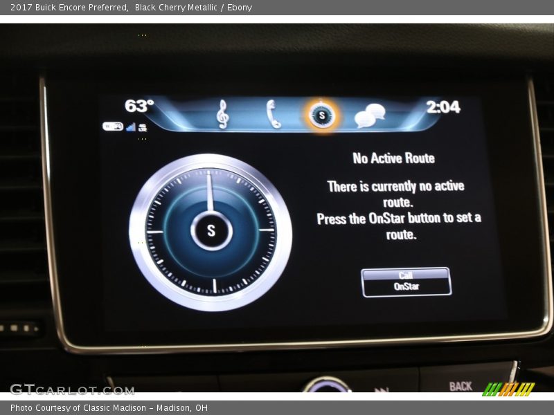 Black Cherry Metallic / Ebony 2017 Buick Encore Preferred