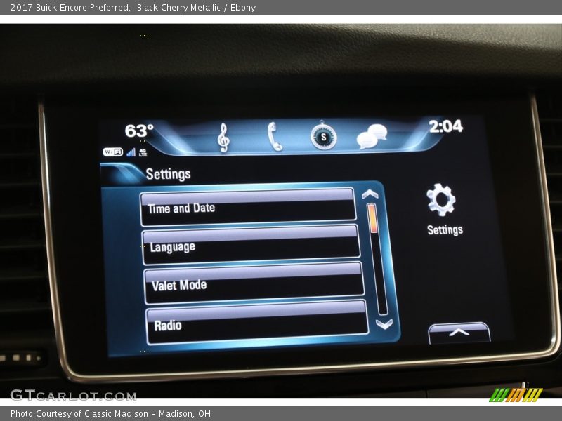 Black Cherry Metallic / Ebony 2017 Buick Encore Preferred