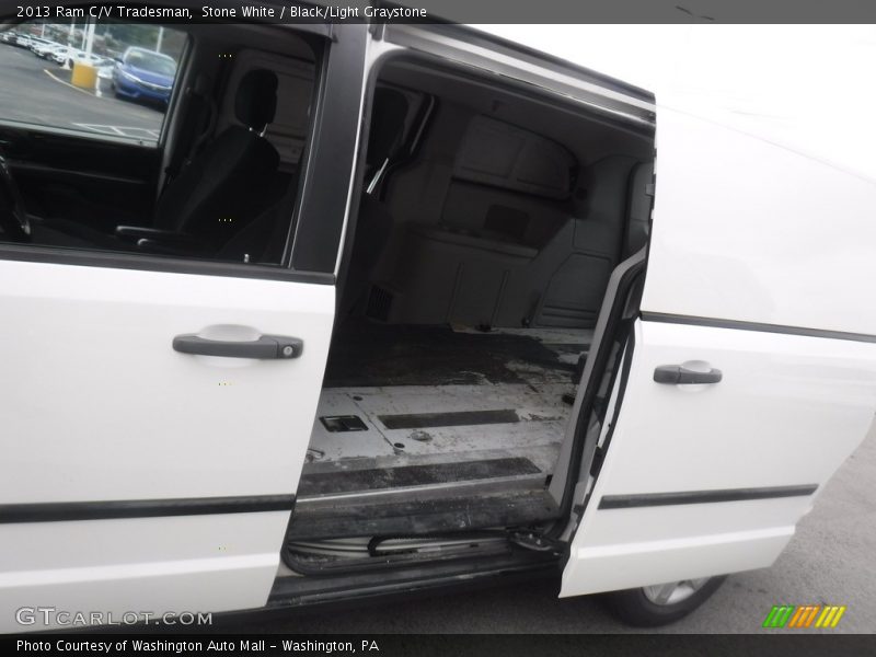 Stone White / Black/Light Graystone 2013 Ram C/V Tradesman