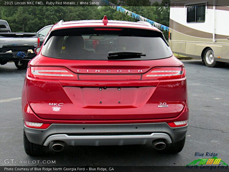 Ruby Red Metallic / White Sands 2015 Lincoln MKC FWD