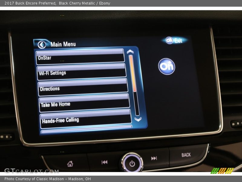 Black Cherry Metallic / Ebony 2017 Buick Encore Preferred