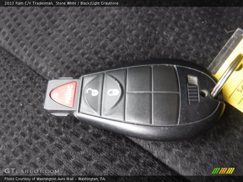 Stone White / Black/Light Graystone 2013 Ram C/V Tradesman
