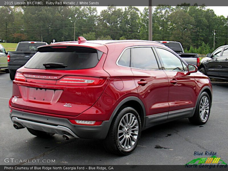 Ruby Red Metallic / White Sands 2015 Lincoln MKC FWD
