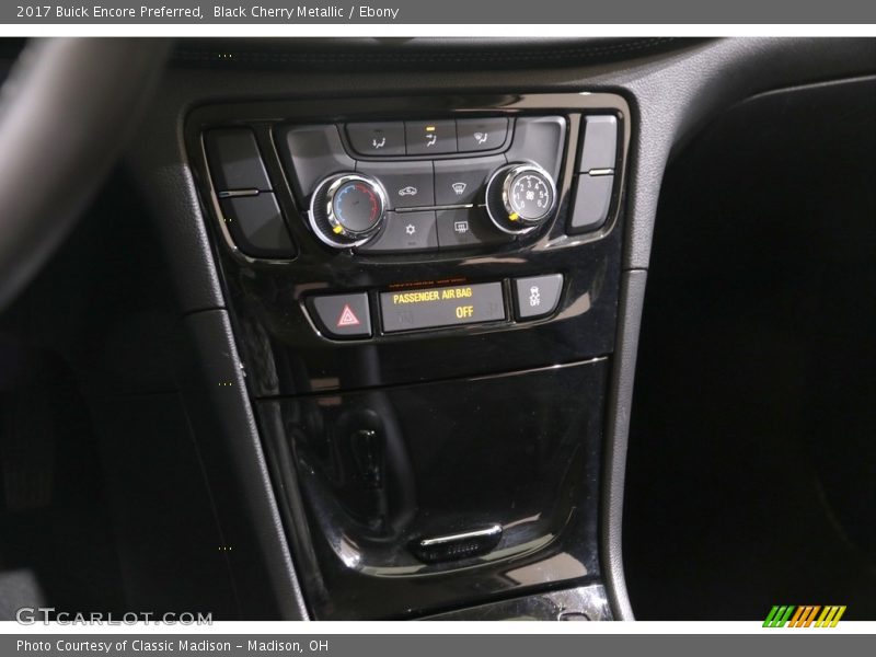 Black Cherry Metallic / Ebony 2017 Buick Encore Preferred