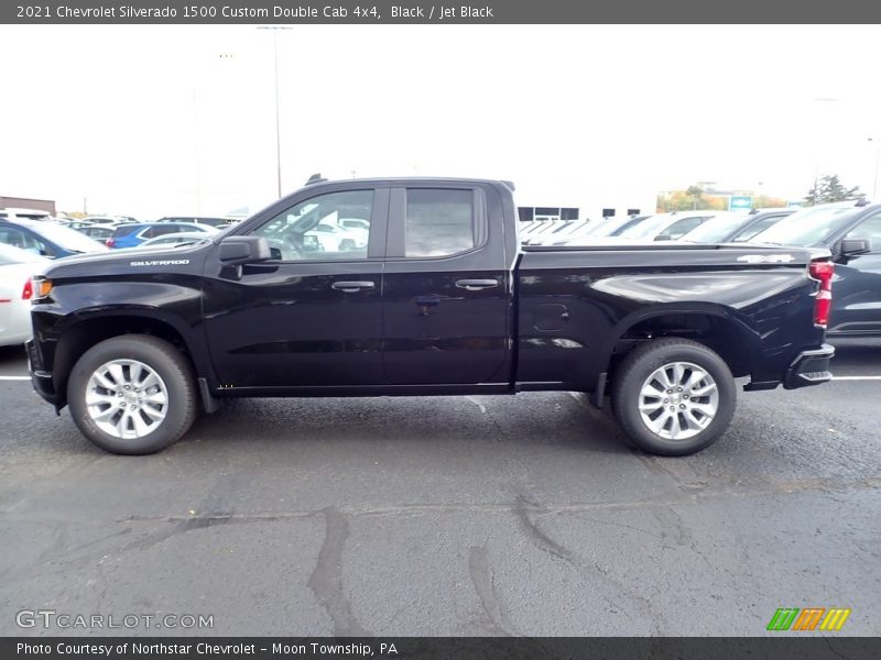  2021 Silverado 1500 Custom Double Cab 4x4 Black