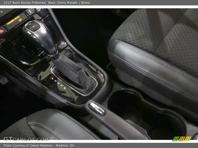 Black Cherry Metallic / Ebony 2017 Buick Encore Preferred