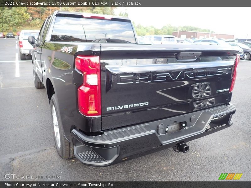 Black / Jet Black 2021 Chevrolet Silverado 1500 Custom Double Cab 4x4