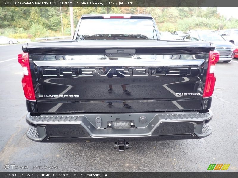 Black / Jet Black 2021 Chevrolet Silverado 1500 Custom Double Cab 4x4