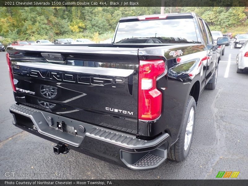 Black / Jet Black 2021 Chevrolet Silverado 1500 Custom Double Cab 4x4