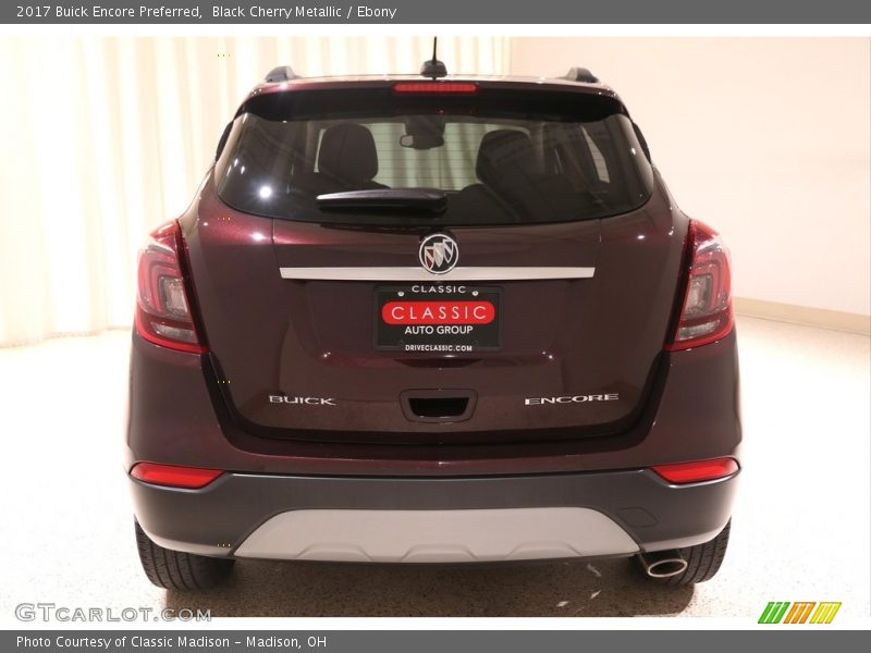 Black Cherry Metallic / Ebony 2017 Buick Encore Preferred