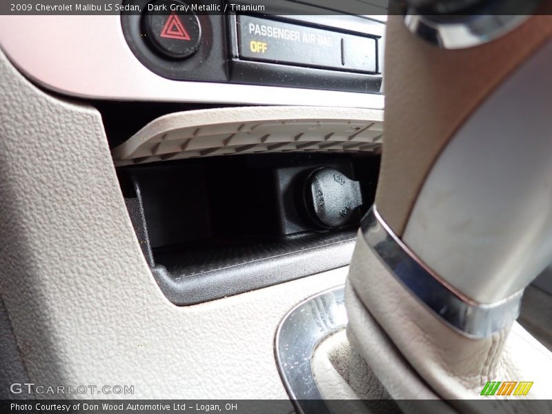 Dark Gray Metallic / Titanium 2009 Chevrolet Malibu LS Sedan