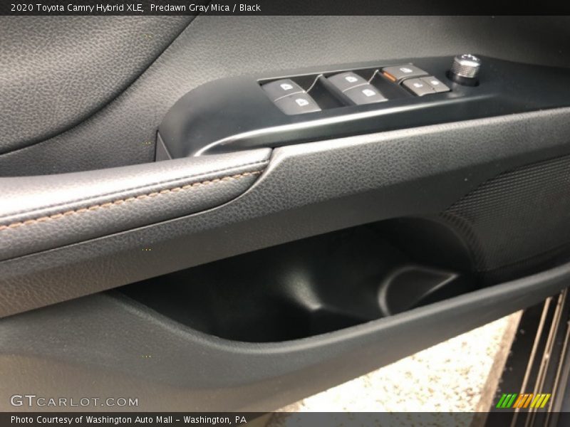 Predawn Gray Mica / Black 2020 Toyota Camry Hybrid XLE