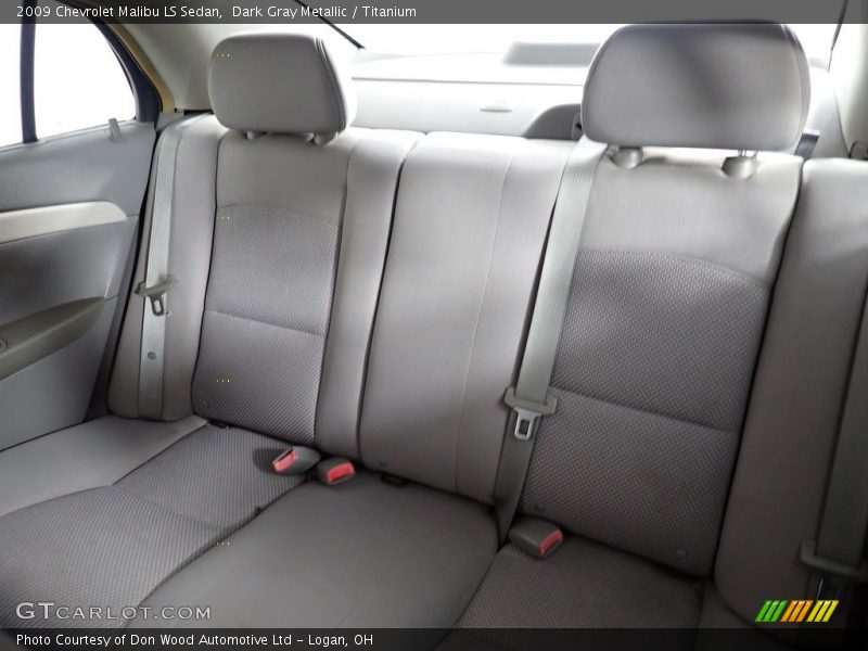 Dark Gray Metallic / Titanium 2009 Chevrolet Malibu LS Sedan
