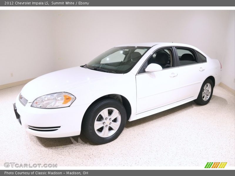 Summit White / Ebony 2012 Chevrolet Impala LS