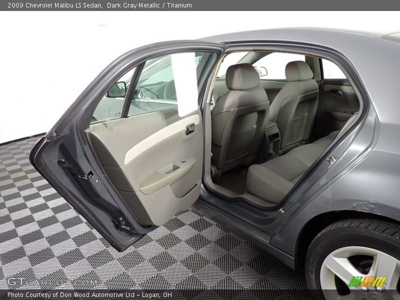 Dark Gray Metallic / Titanium 2009 Chevrolet Malibu LS Sedan