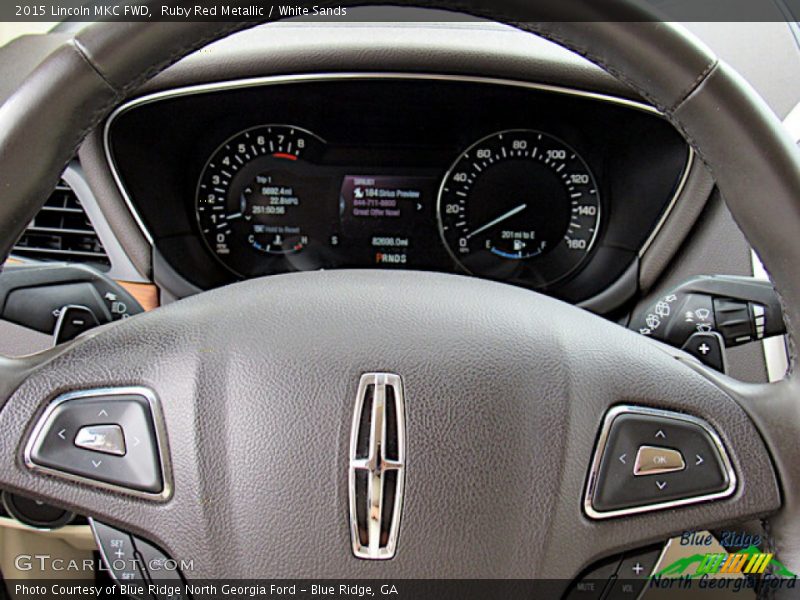 Ruby Red Metallic / White Sands 2015 Lincoln MKC FWD