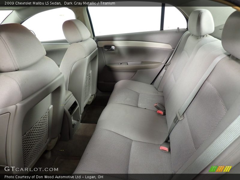 Dark Gray Metallic / Titanium 2009 Chevrolet Malibu LS Sedan